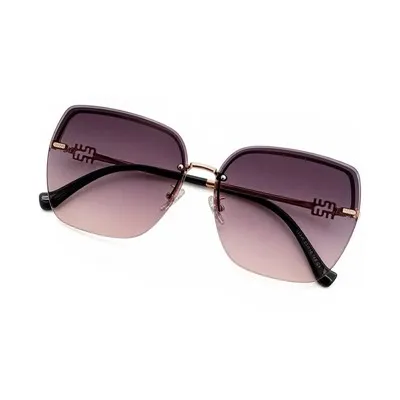 Gafas de sol de metal sin montura